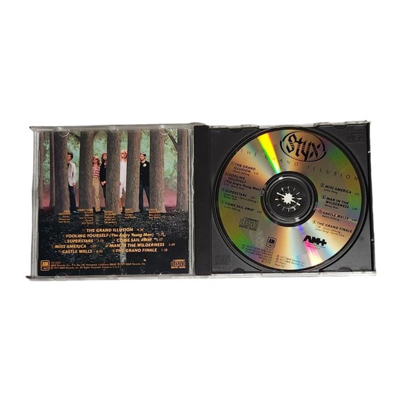 Styx: The Grand Illusion Cd Tested (A & M, 1977) Pre-owned - Picture 3 of 5